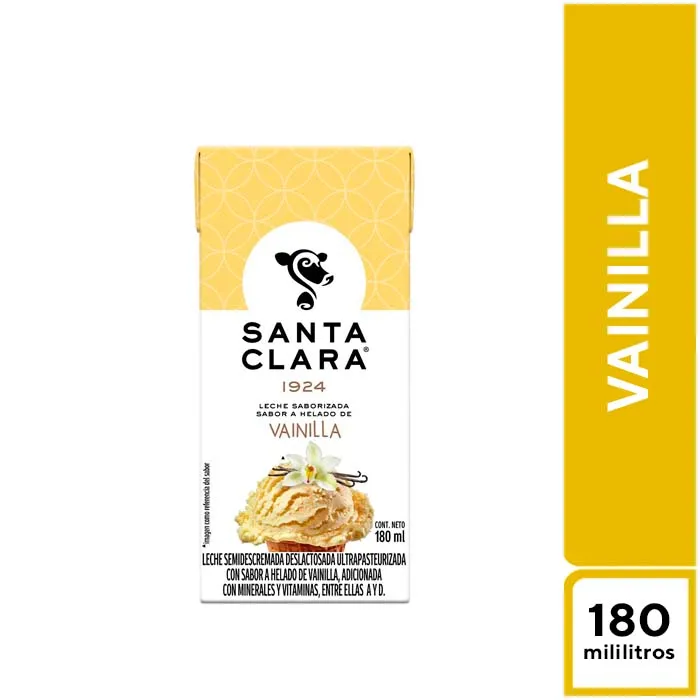 Leche Santa Clara Vainilla 180 ml